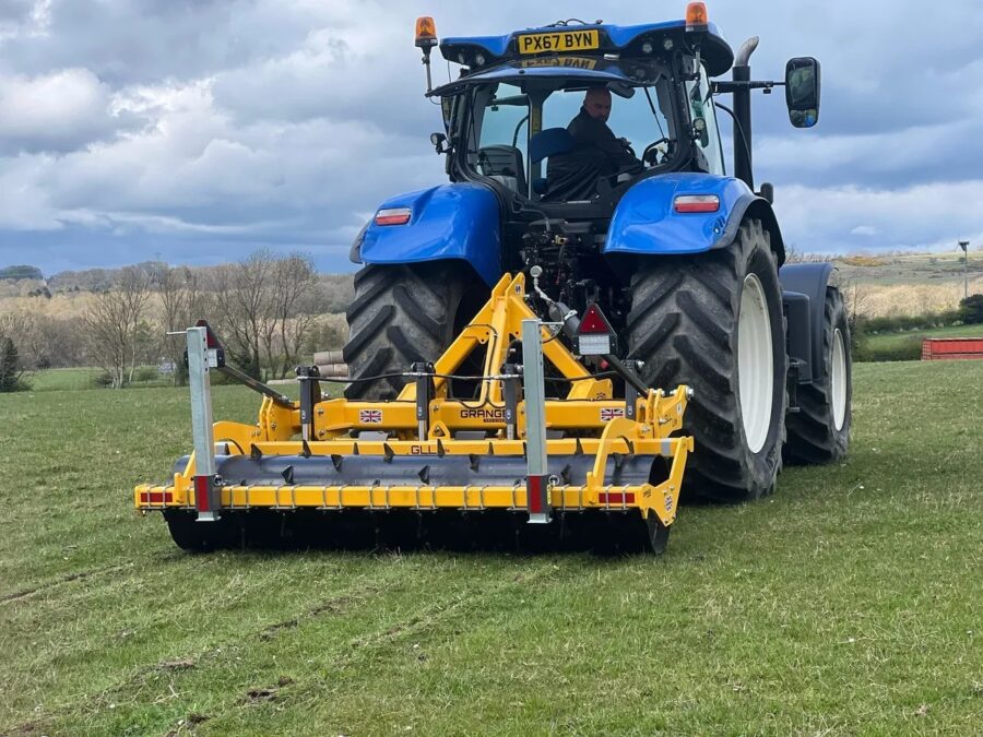 New Grange Machinery compact grassland loosener