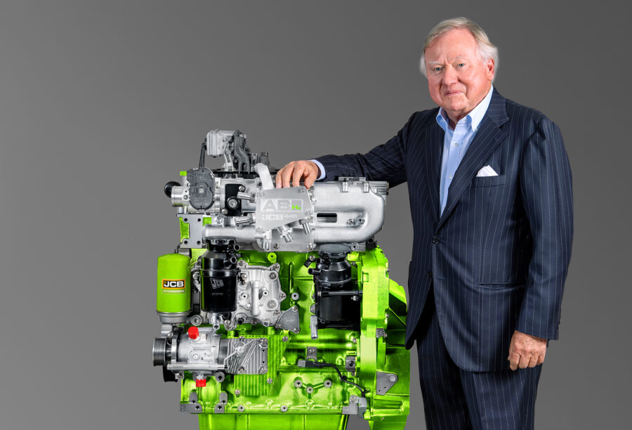JCB hydrogen engine to debut
