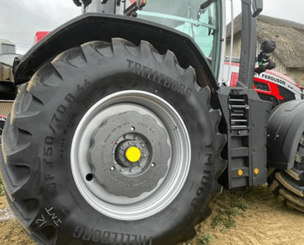 Trelleborg Tires demonstrates the power of pressure at BASF Demo Day