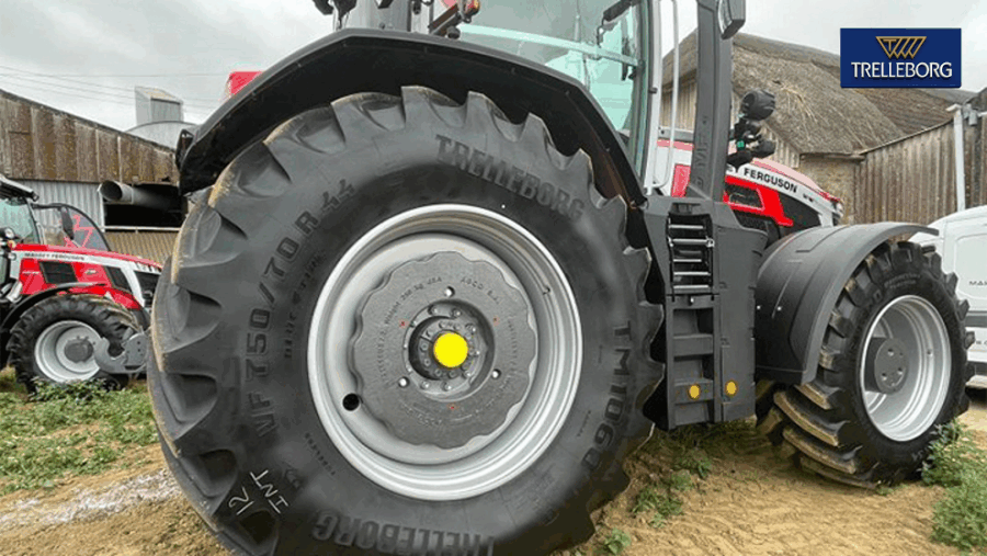 Trelleborg Tires demonstrates the power of pressure at BASF Demo Day