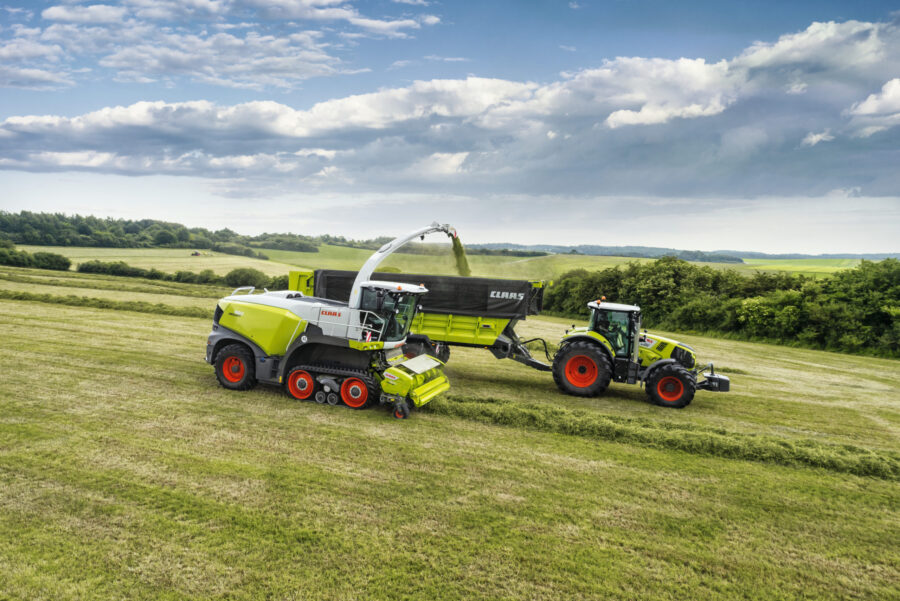 100th JAGUAR TERRA TRAC forage harvester