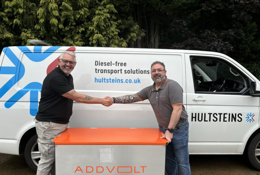 Hultsteins joins with powerpack producer Addvolt for a cool green energy solution