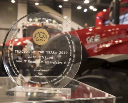 Case IH Maxxum 145 Multicontroller awarded Tractor of the Year and Best Design title for 2019