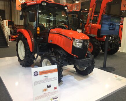 Kubota autonomous tractor wins award at FIMA