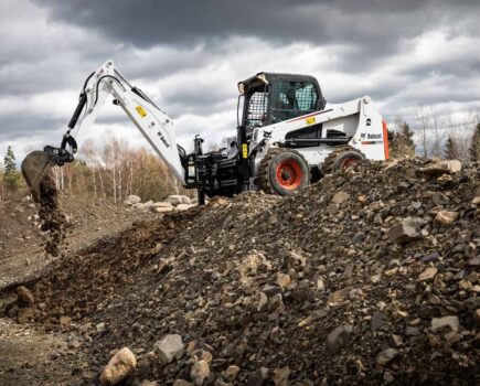 New backhoe attachment for Bobcat compact loaders