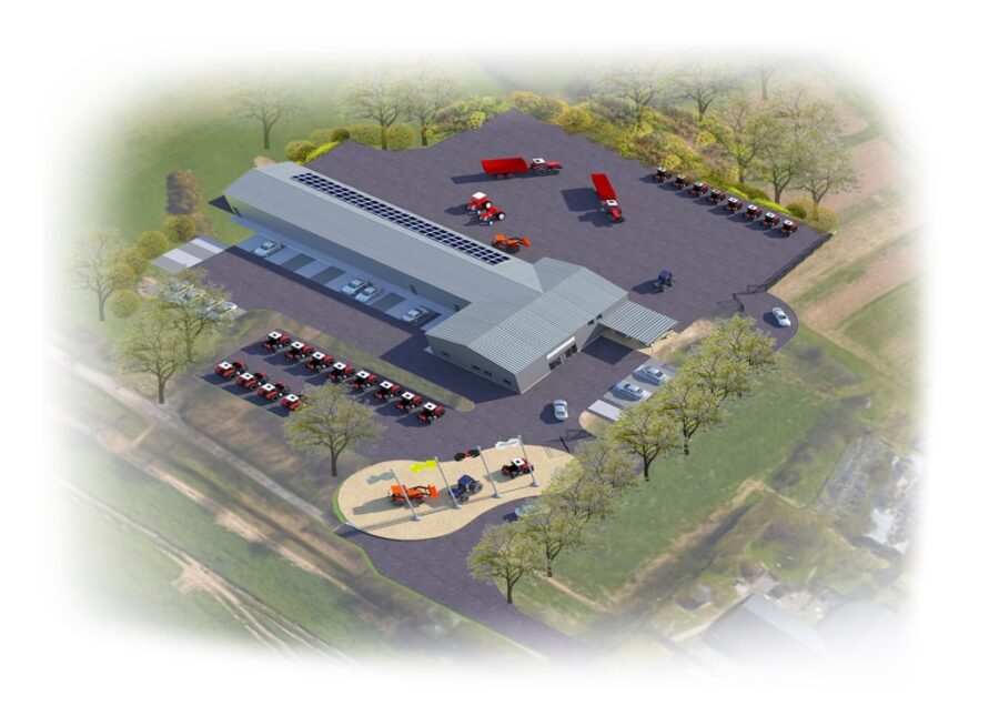 Agricultural sales depot taking shape