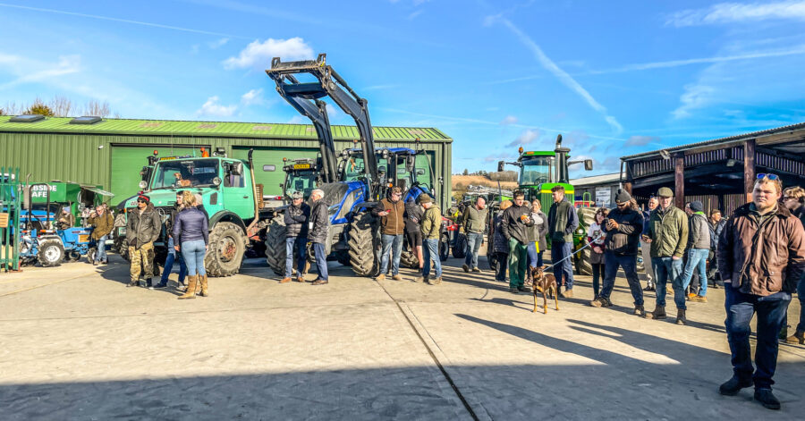 Range of tractors tested at Kent Charity Dyno Day 