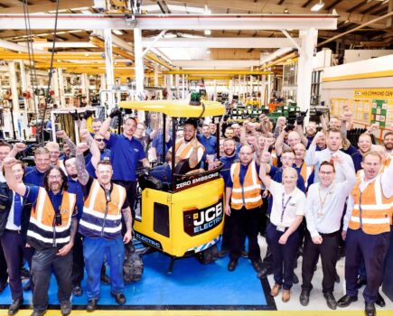 First 50 orders delivered as electric JCB digger in full production