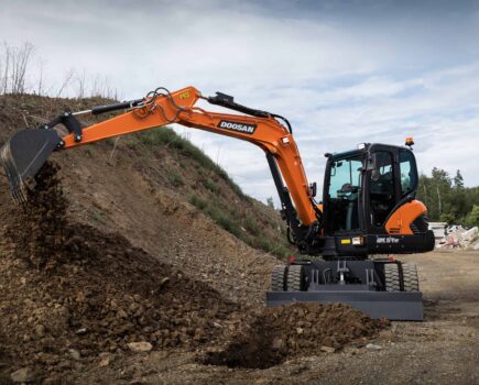 Doosan launches New DX57W-7 Stage V wheeled excavator