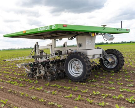 Solar-powered Seed-n-Weed robot with simplicity on its side