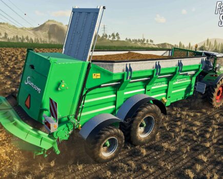 Samson machines are for the first time officially included in Farming Simulator