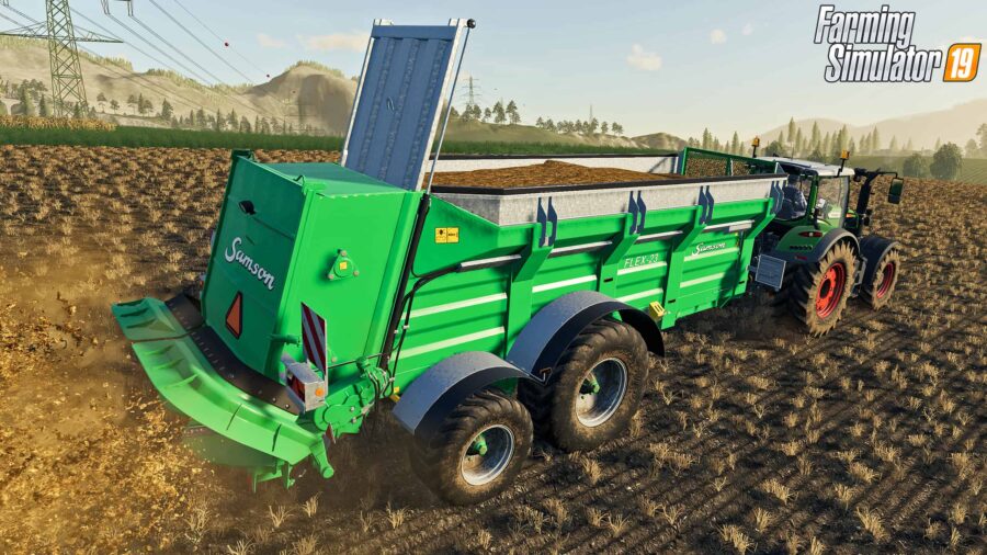 Samson machines are for the first time officially included in Farming Simulator