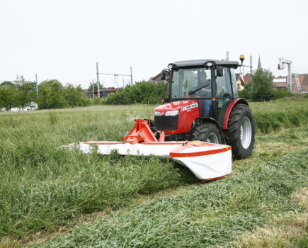 Low-weight, front mounted mowers available for medium-sized tractors