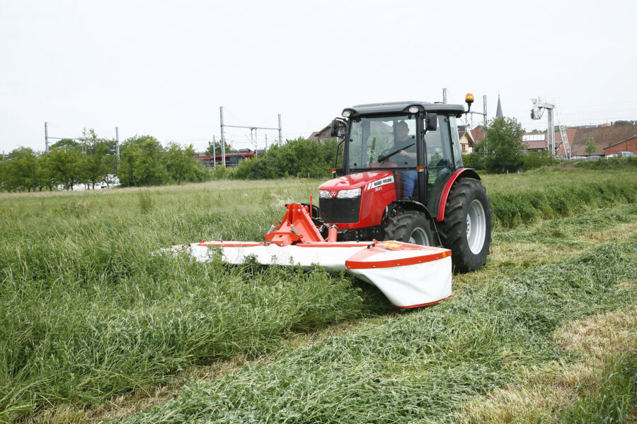 Low-weight, front mounted mowers available for medium-sized tractors