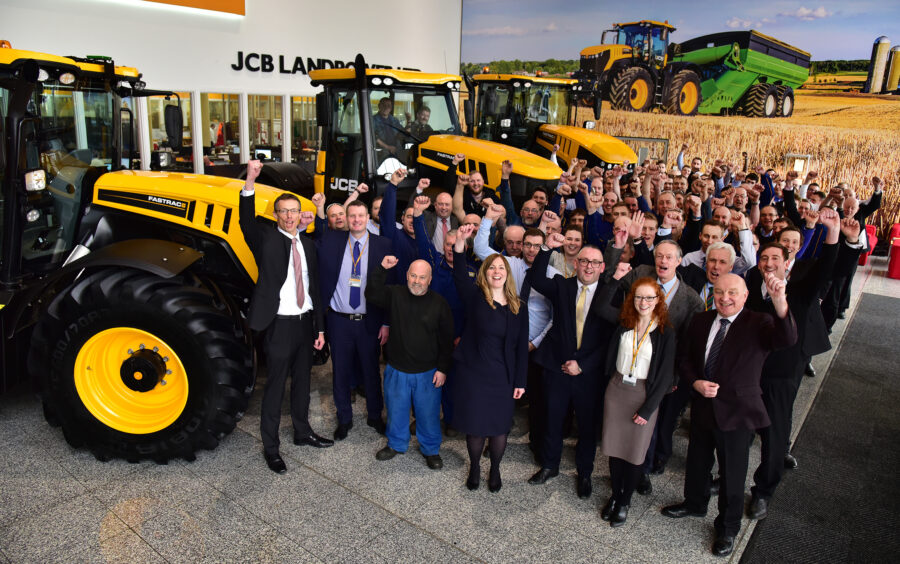 JCB celebrates Fastrac’s contribution to farm productivity