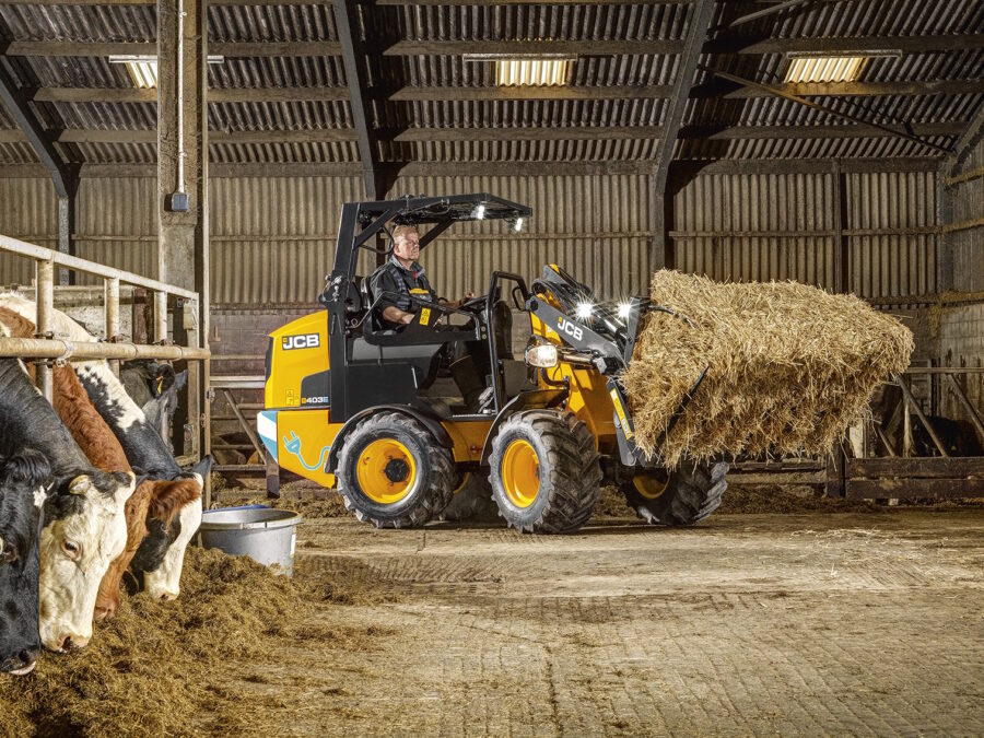 JCB launches zero emission 403E compact electric loader