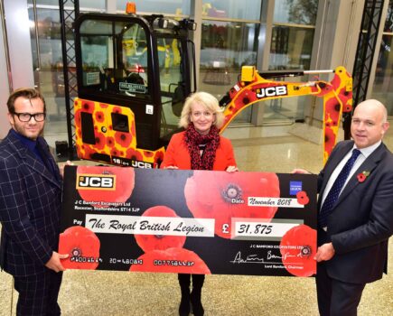 JCB digs deep for poppy appeal