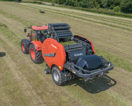 Kubota introduces FB1000 non-stop fixed chamber, baler wrapper combination