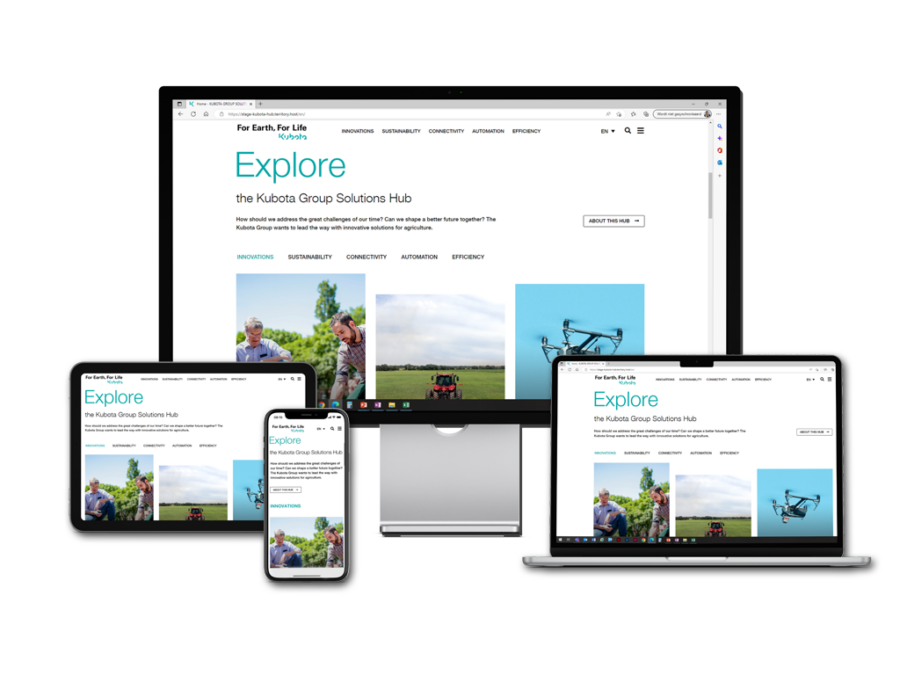 Kubota (Europe) launches online Kubota Group Solutions Hub