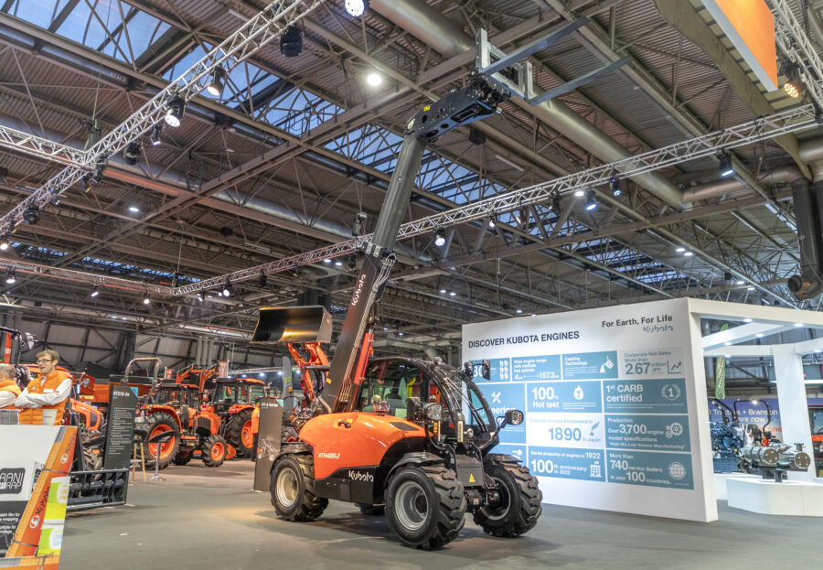 Kubota expands into materials handling sector with compact telehander