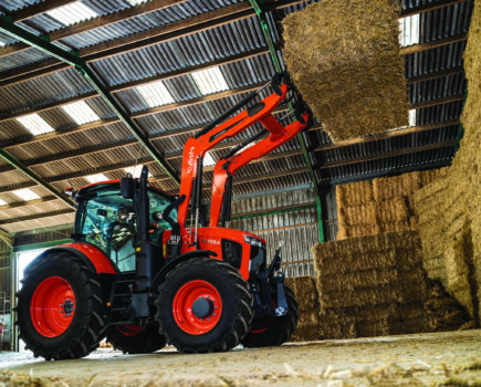 Kubota loader range for M-series tractors