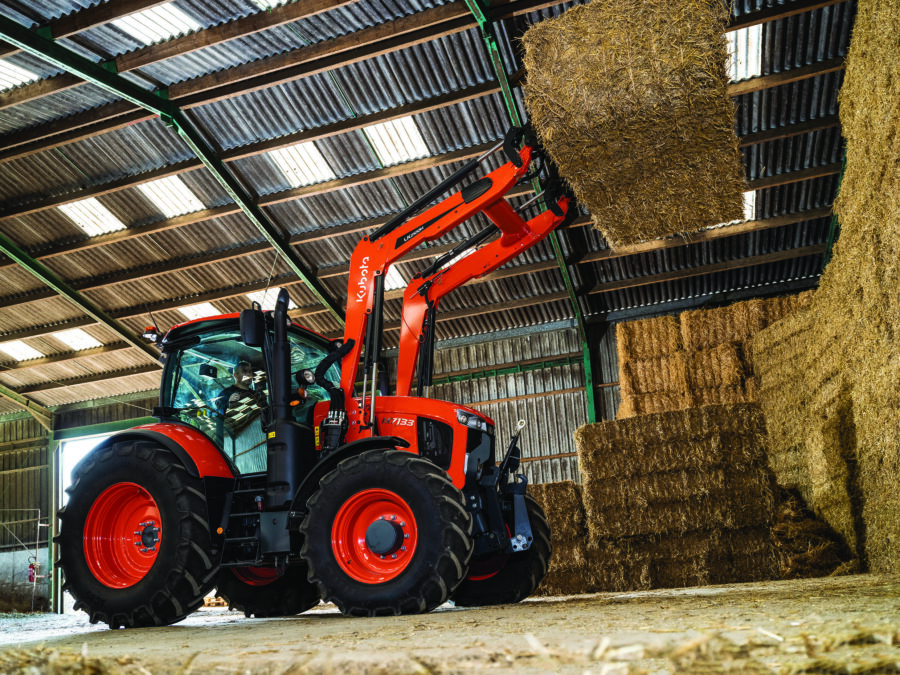 Kubota loader range for M-series tractors