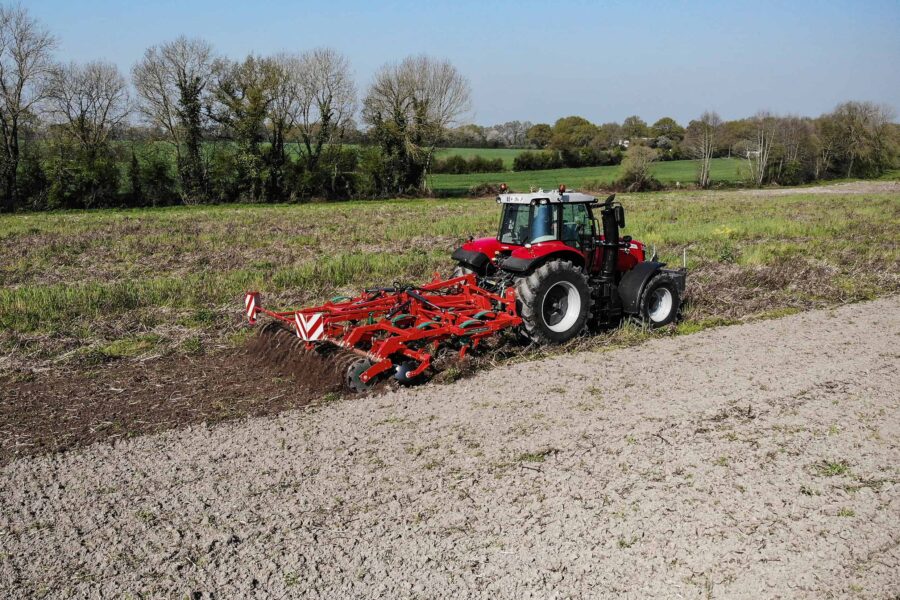 Hydraulic folding extends Enduro cultivator range