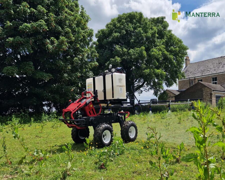 Fully autonomous unmanned GPS sprayer