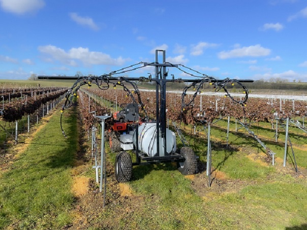 Martin Lishman delivers customised sprayer for strawberry plants