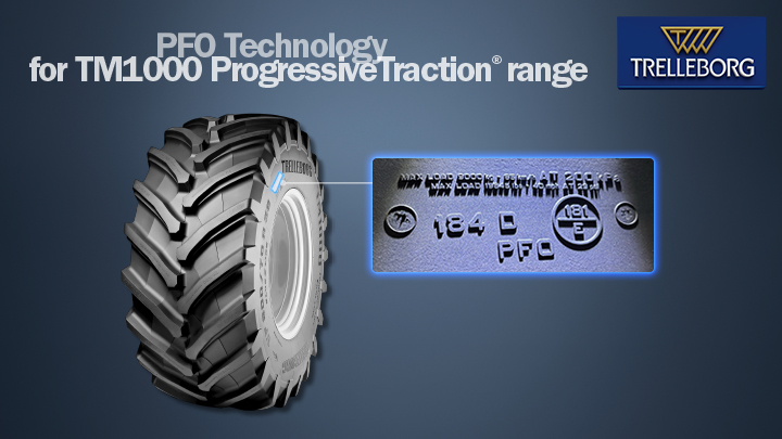 PFO Technology powers new Trelleborg tyre sizes for enhanced field performance