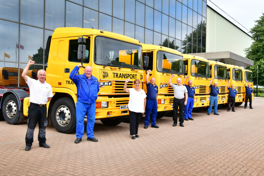 Farwell to JCB’s ERF truck fleet after 15 million miles