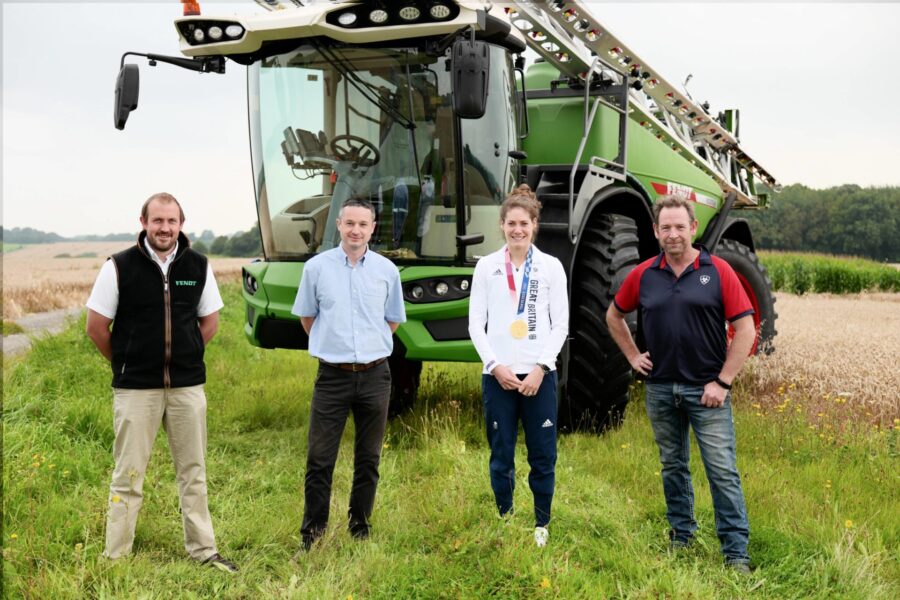 Kent farm sprayer commemorates Olympic Gold