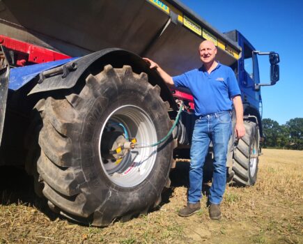 Bridgestone spreading the word on tyre technology with Coning Fertiliser 