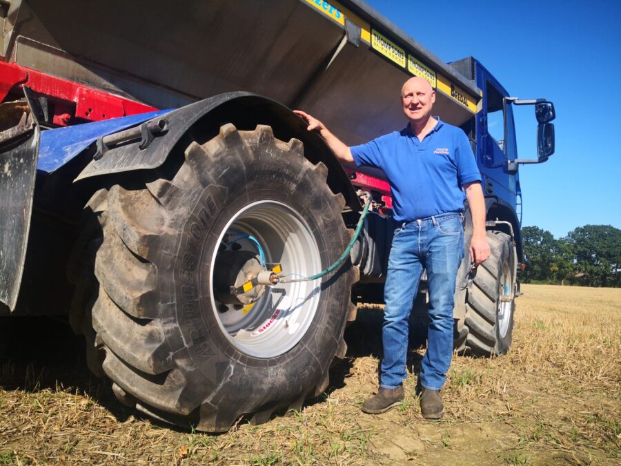 Bridgestone spreading the word on tyre technology with Coning Fertiliser 