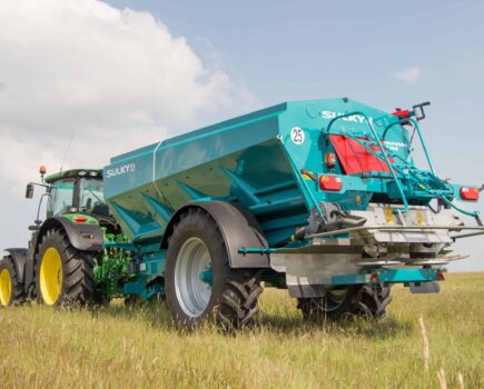 Sulky’s XT ECONOV trailed fertiliser spreader gets Isobus connectivity and greater capacity