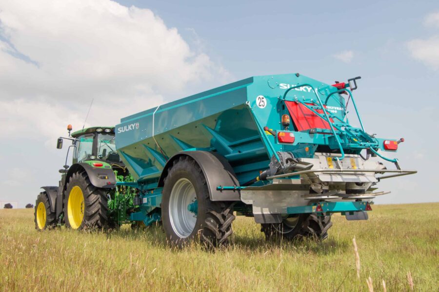 Sulky’s XT ECONOV trailed fertiliser spreader gets Isobus connectivity and greater capacity