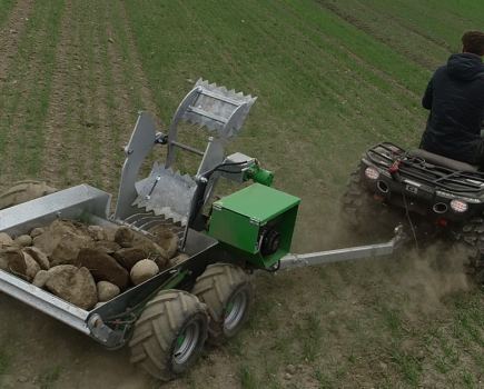 Easier and faster rock picking for innovative farmers