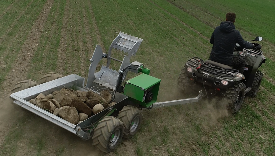 Easier and faster rock picking for innovative farmers