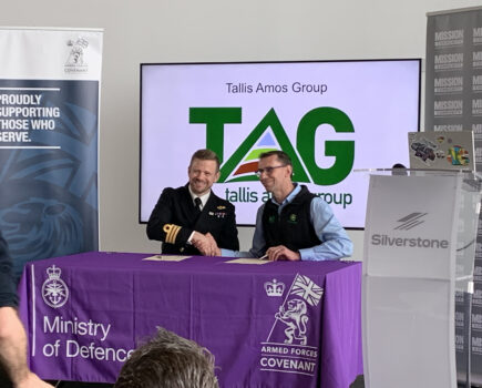 Tallis Amos Group signs Military Covenant to support service leavers