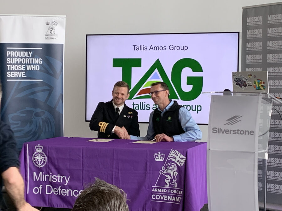 Tallis Amos Group signs Military Covenant to support service leavers