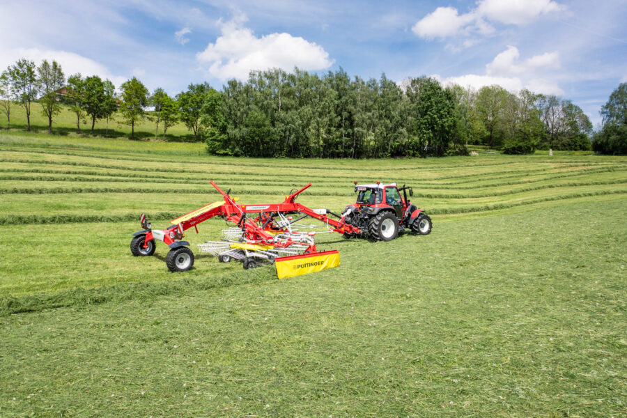 New twin rotor rakes deliver top results