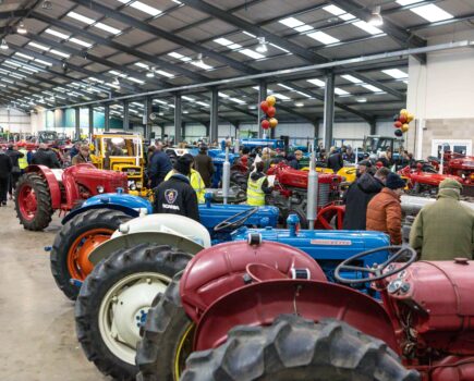 World record attempt at Vintage Tractor Show