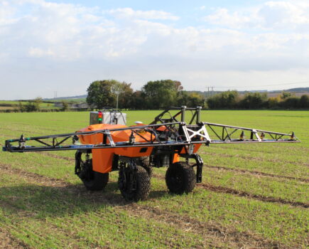 Farming robot to help care for crop plants and reduce chemical use