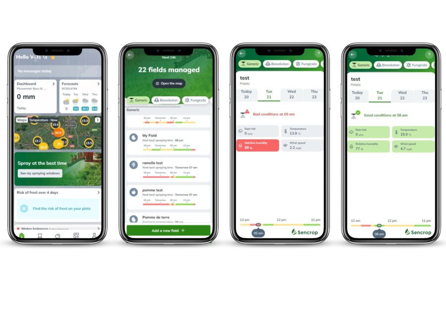 Sencrop app offers pinpoint accuracy for crop treatments