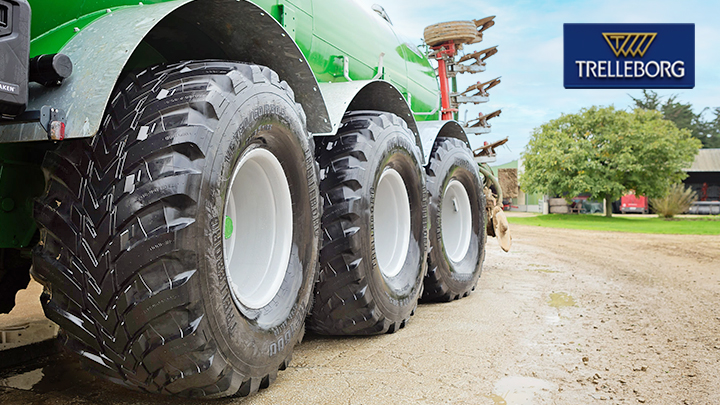 Tyres engineered to boost efficiency in slurry spreading and ground preparation